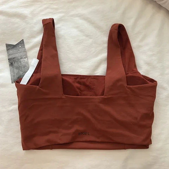 nwt stori cruise long line bra in color brandy size 6 - Picture 6 of 9